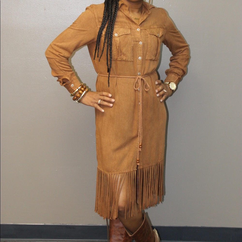Lola P. Tassel Dress